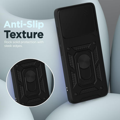 Hülle für Realme 16 Pro, Techsuit, CamShield, Schwarz