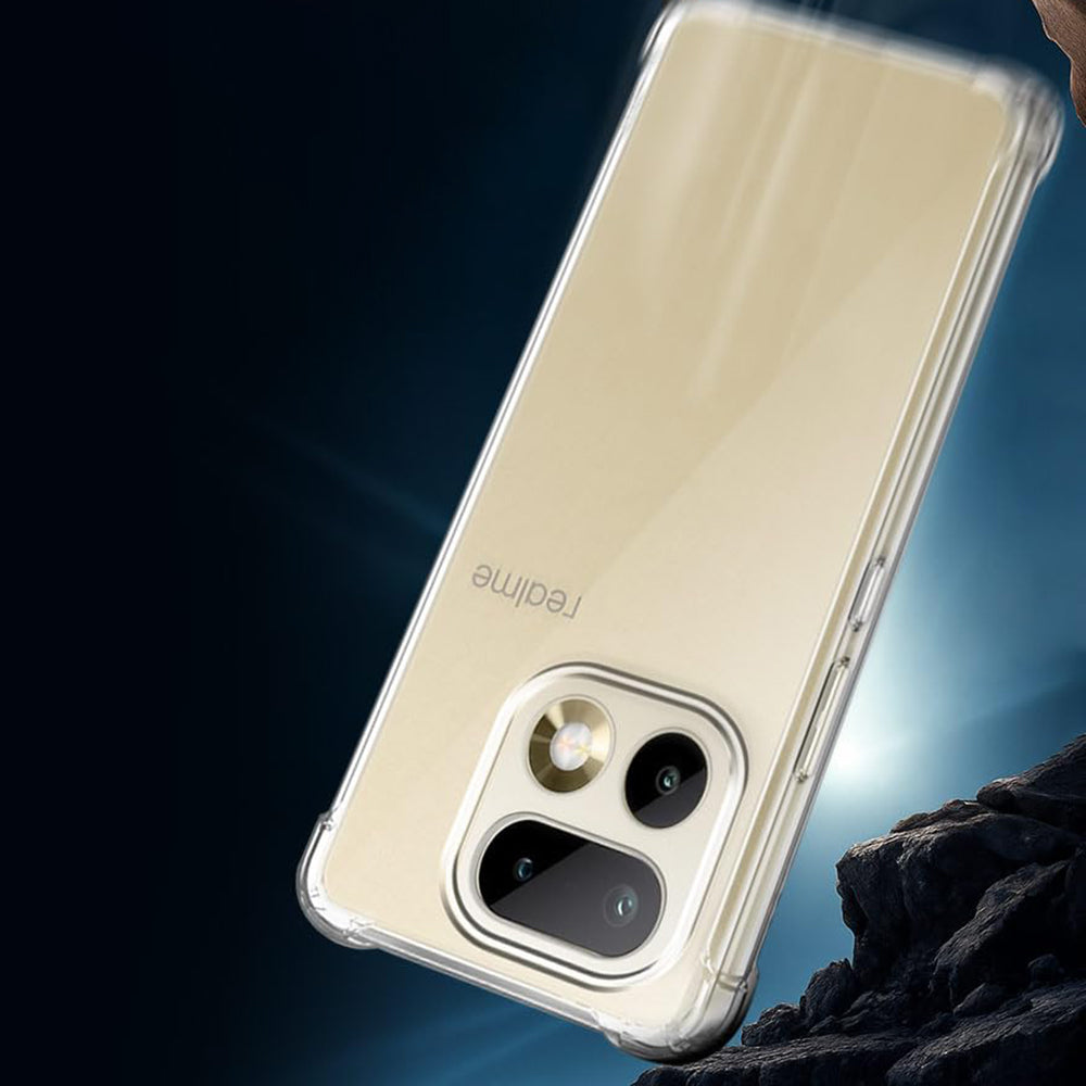 Hülle für Realme 16 Pro, Techsuit, Shockproof Clear, Transparent
