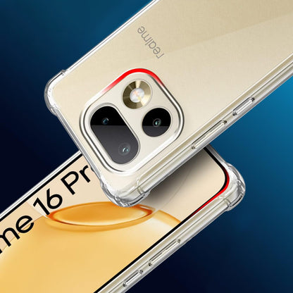 Hülle für Realme 16 Pro, Techsuit, Shockproof Clear, Transparent