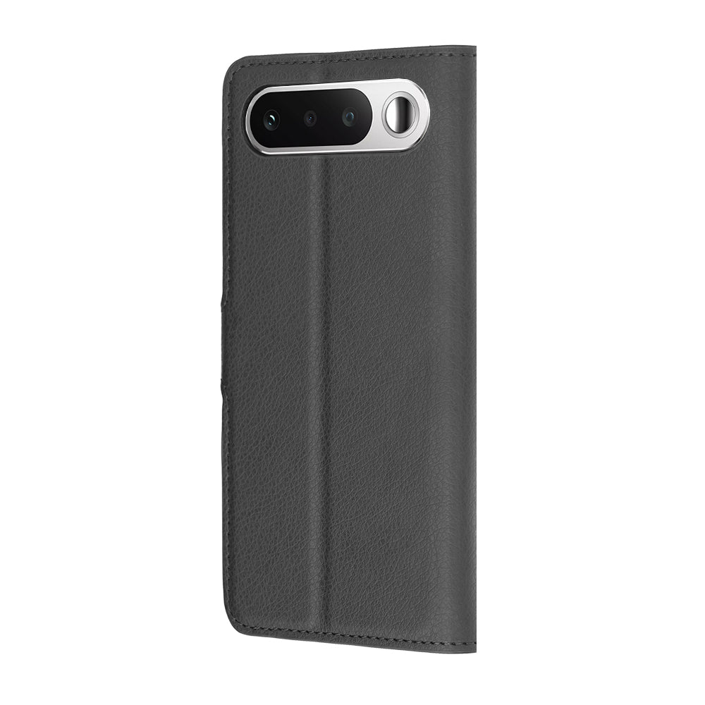 Case for Realme 16, Techsuit, Leather Folio, Black