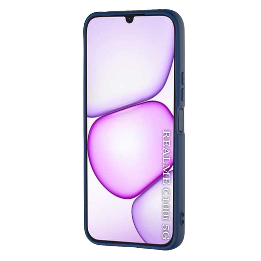 Hülle für Realme C100 5G, Techsuit, SoftFlex, Marineblau