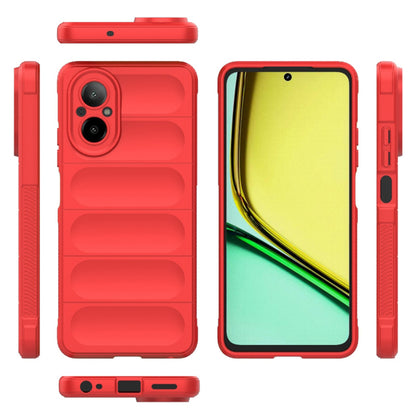 Hülle für Realme C67 4G, Techsuit, Magic Shield, Rot