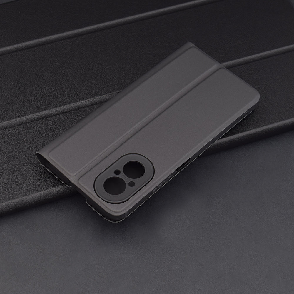 Hülle für Realme C67 4G, Techsuit, Magskin Book, Schwarz