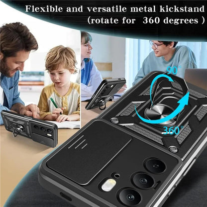 Hülle für Realme C75 5G / 14x, Techsuit, CamShield, Schwarz