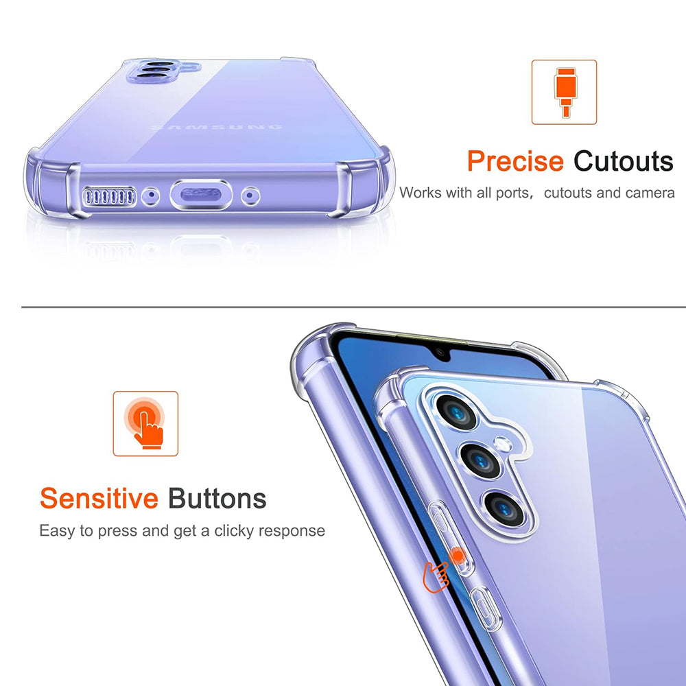 Hülle für Realme C75 5G, Techsuit, stoßfest klar, transparent