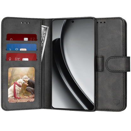 Hülle für Realme GT 6T / GT 6, Techsuit, Diary Book, Schwarz