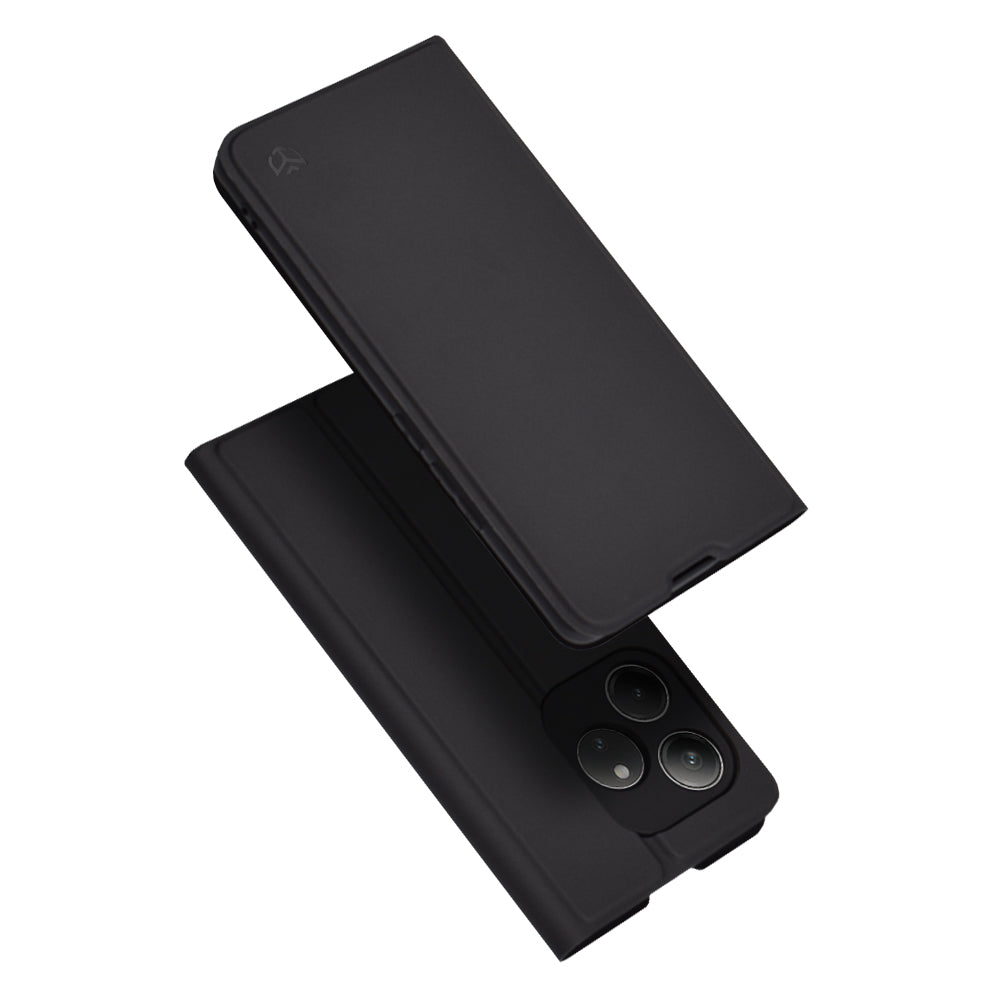 Case for Realme GT 6T / GT 6, Techsuit, Magskin Book, Black