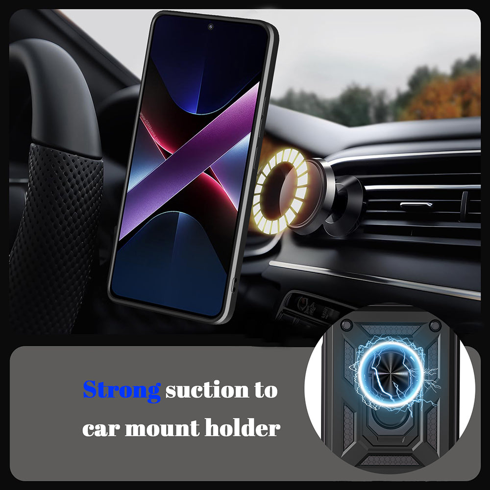 Hülle für Realme GT 8 Pro, Techsuit, CamShield (Runde Kameraaussparung), Schwarz