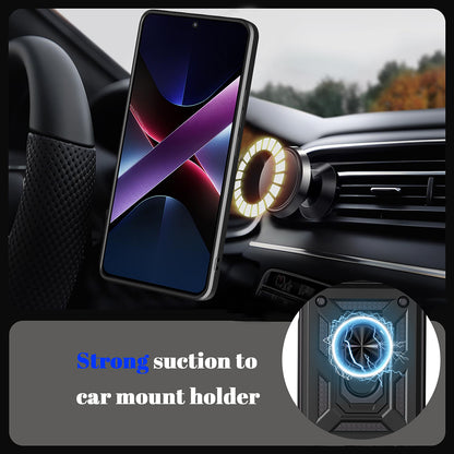 Hülle für Realme GT 8 Pro, Techsuit, CamShield (Runde Kameraaussparung), Schwarz