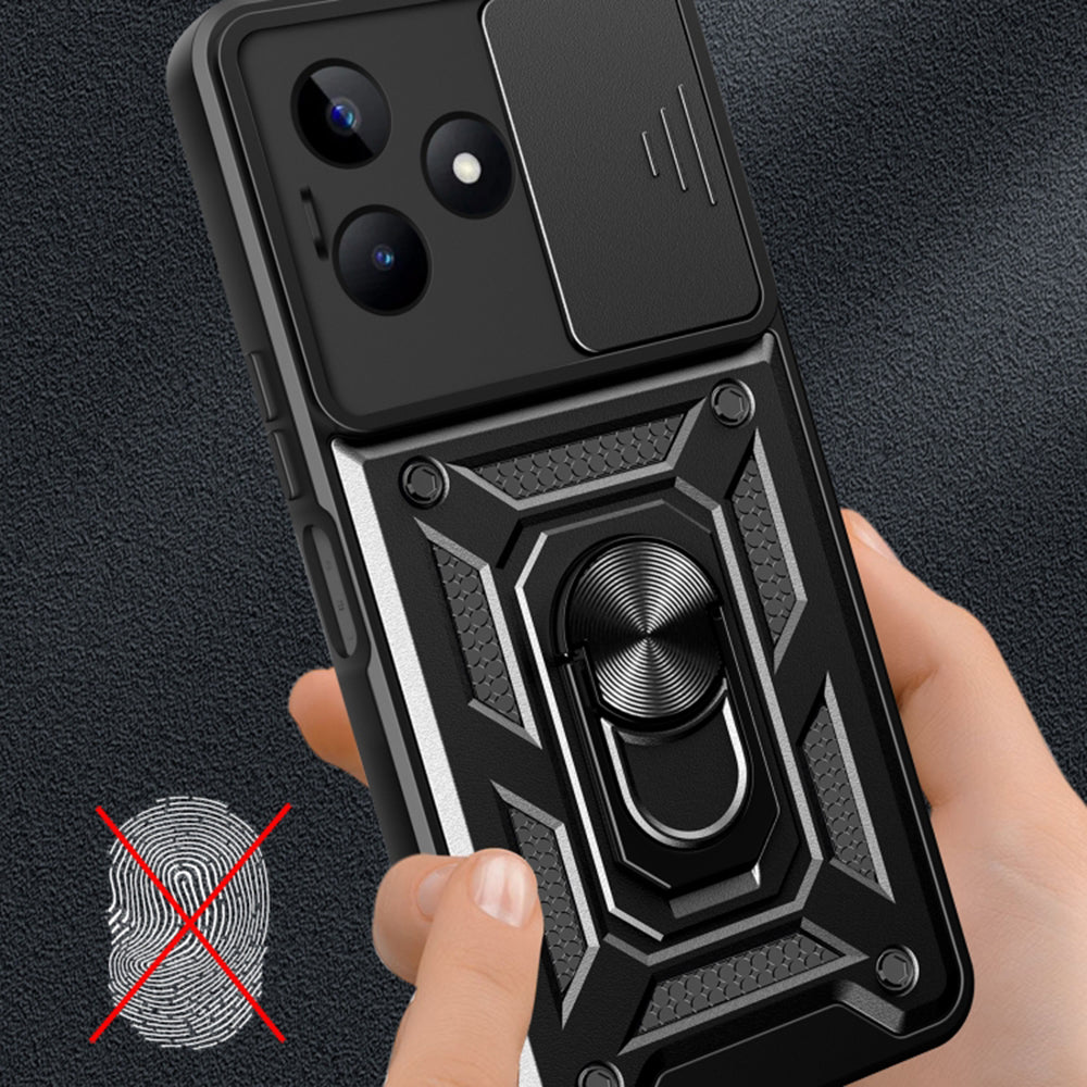 Case for Realme Note 50 / C51, Techsuit, CamShield, Black