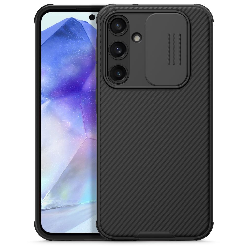 Gehäuse für Samsung Galaxy A55 5G A556, Nillkin, CamShield Pro, Schwarz 