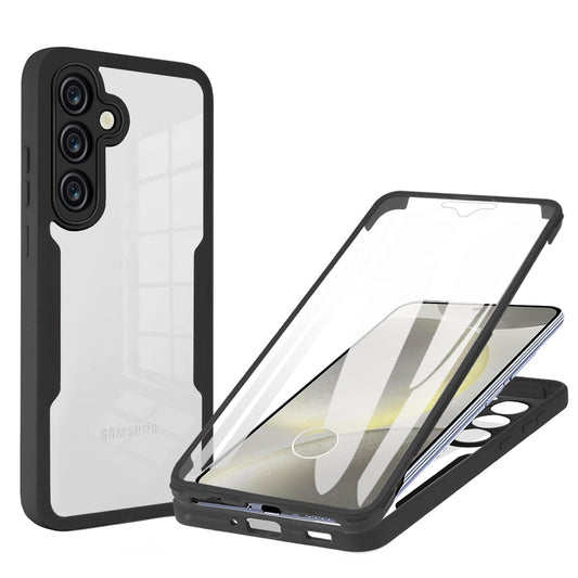 Hülle für Samsung Galaxy S25 S931, Techsuit, ColorVerse 360, Schwarz