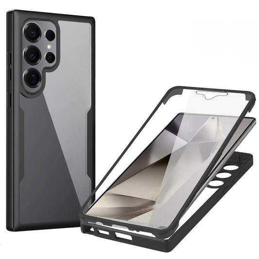 Hülle für Samsung Galaxy S25 Ultra S938, Techsuit, ColorVerse 360, Schwarz