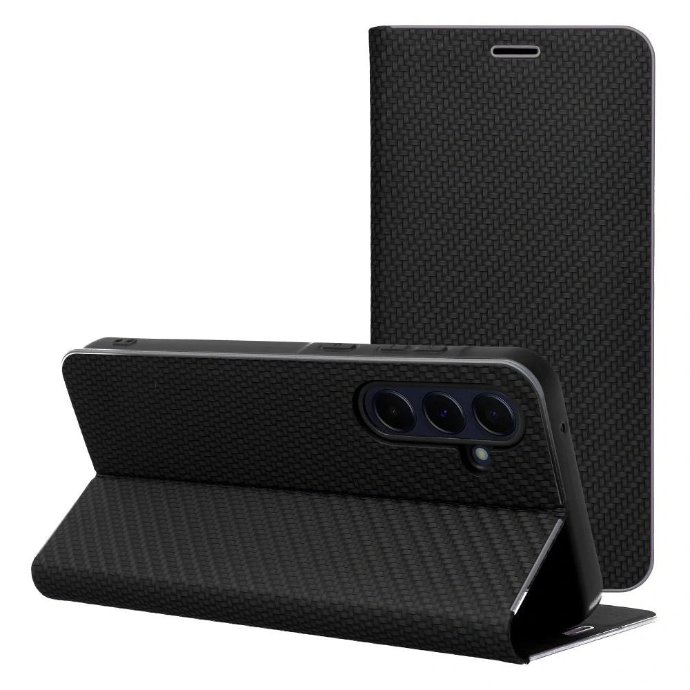 Hülle für Samsung Galaxy A36 A366, OEM, Luna Carbon, Schwarz