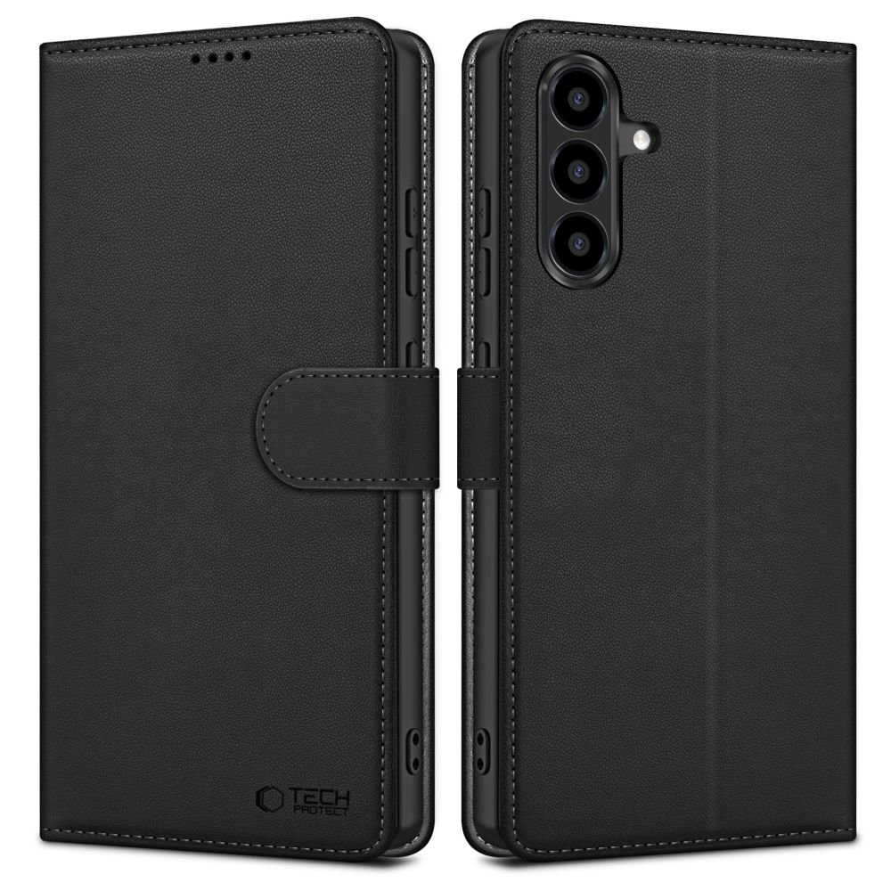 Case for Samsung Galaxy A37 5G / A56 A566 / A36 A366, Tech-Protect, Wallet, Black