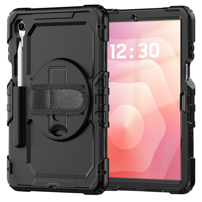 Hülle für Samsung Galaxy Tab S11, Tech-Protect, Solid360, Schwarz