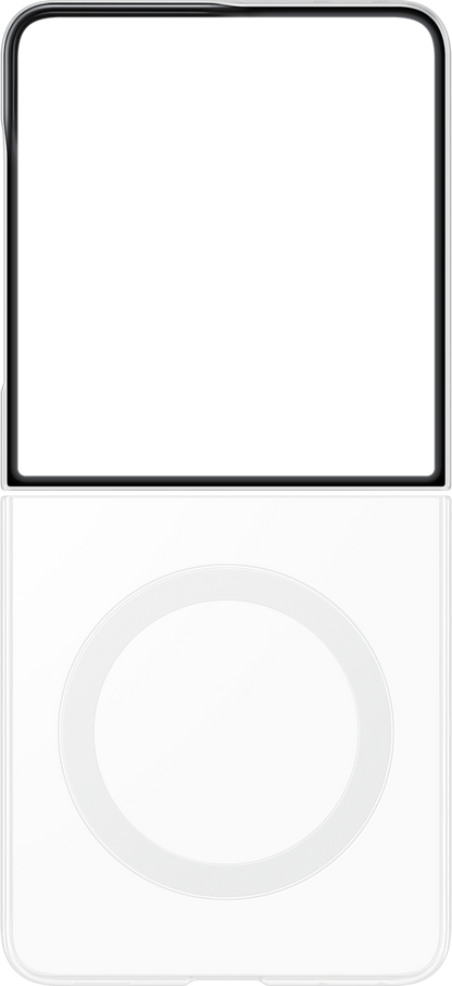 Hülle für Samsung Galaxy Z Flip8 F776, Klarer Magnet, Transparent EF-CF776CTEGWW