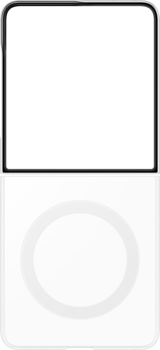Hülle für Samsung Galaxy Z Flip8 F776, Klarer Magnet, Transparent EF-CF776CTEGWW