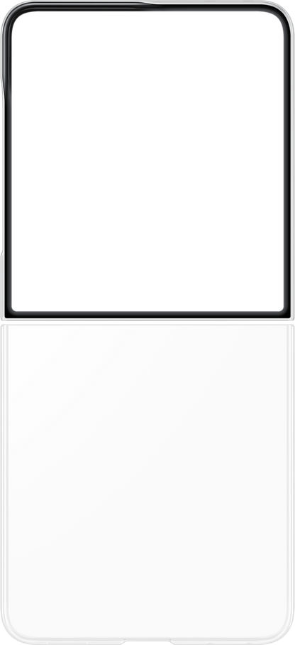 Hülle für Samsung Galaxy Z Flip8 F776, Clear Case, Transparent EF-QF776CTEGWW