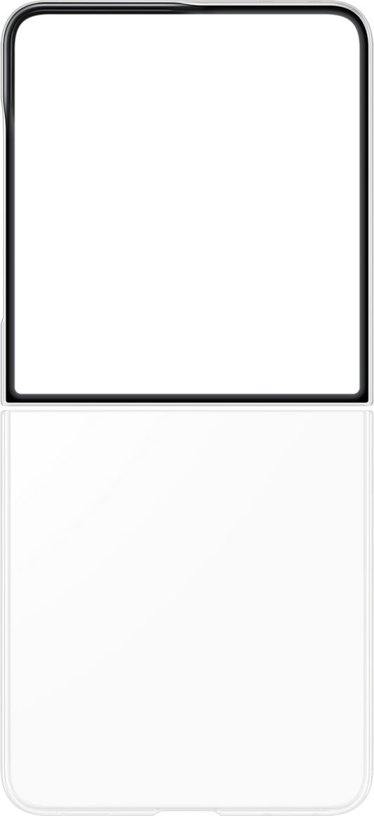 Hülle für Samsung Galaxy Z Flip8 F776, Clear Case, Transparent EF-QF776CTEGWW