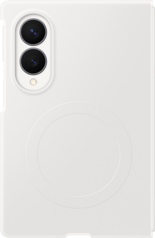 Hülle für Samsung Galaxy Z Fold8 F971, Silikon Magnet Case, Weiß EF-EF971CWEGWW