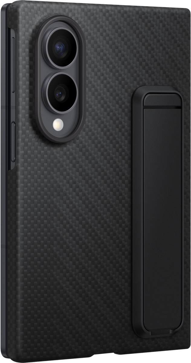 Hülle für Samsung Galaxy Z Fold8 F971, Carbon Standing, Schwarz EF-XF971SBEGWW