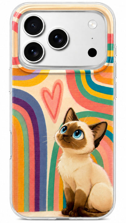 Hülle für Samsung Galaxy A07 5G A076 / A07 4G A075, Perfect Case, Dreamora Kitty, Mehrfarbig