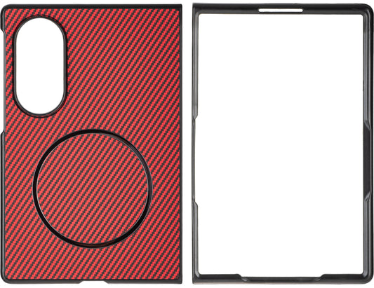 Hülle für Samsung Galaxy Z Fold8 F971, OEM, Carbon, Rot