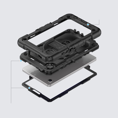 Hülle für Samsung Galaxy Tab A11+ / Tab A9+, Tech-Protect, Solid360, Schwarz