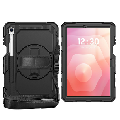 Hülle für Samsung Galaxy Tab S11, Tech-Protect, Solid360, Schwarz