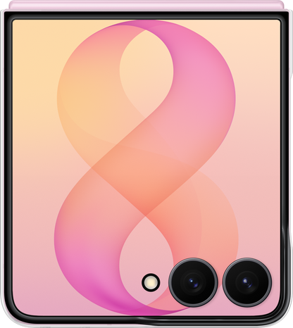 Hülle für Samsung Galaxy Z Flip8 F776, Klarer Magnet, Transparent EF-CF776CTEGWW