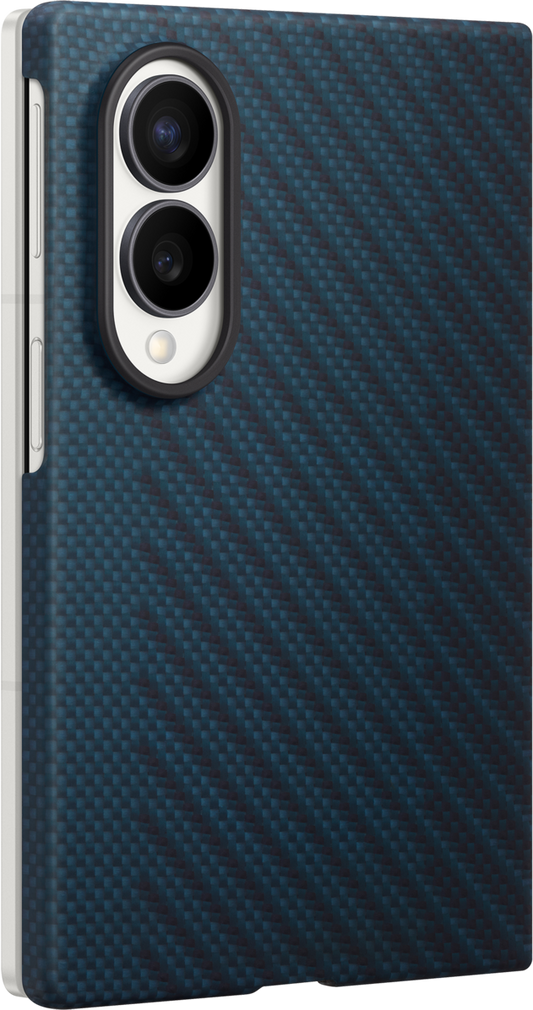 Hülle für Samsung Galaxy Z Fold8 F971, Carbon Magnet Case, Marineblau EF-KF971SNEGWW