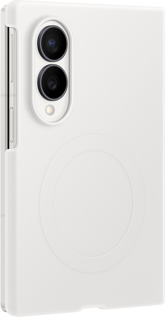 Hülle für Samsung Galaxy Z Fold8 F971, Silikon Magnet Case, Weiß EF-EF971CWEGWW