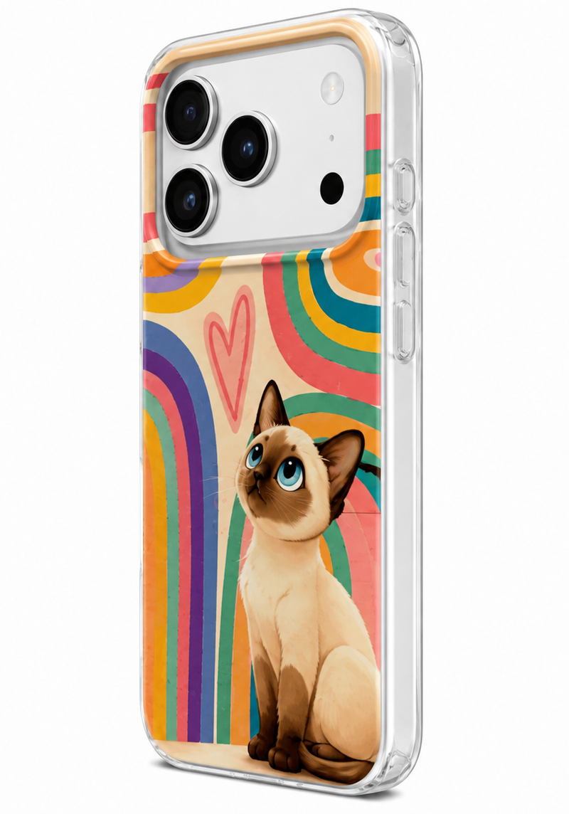 Hülle für Samsung Galaxy A07 5G A076 / A07 4G A075, Perfect Case, Dreamora Kitty, Mehrfarbig