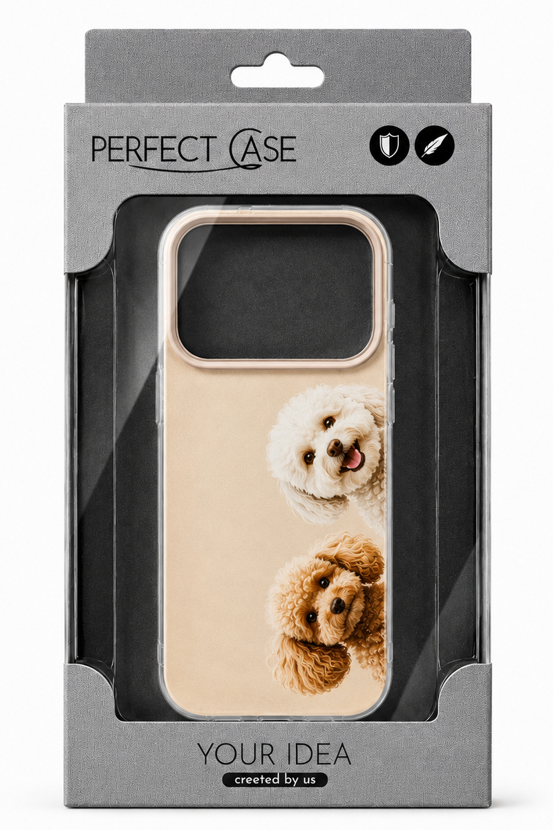 Hülle für Samsung Galaxy A07 5G A076 / A07 4G A075, Perfect Case, Dreamora Pudel, Mehrfarbig