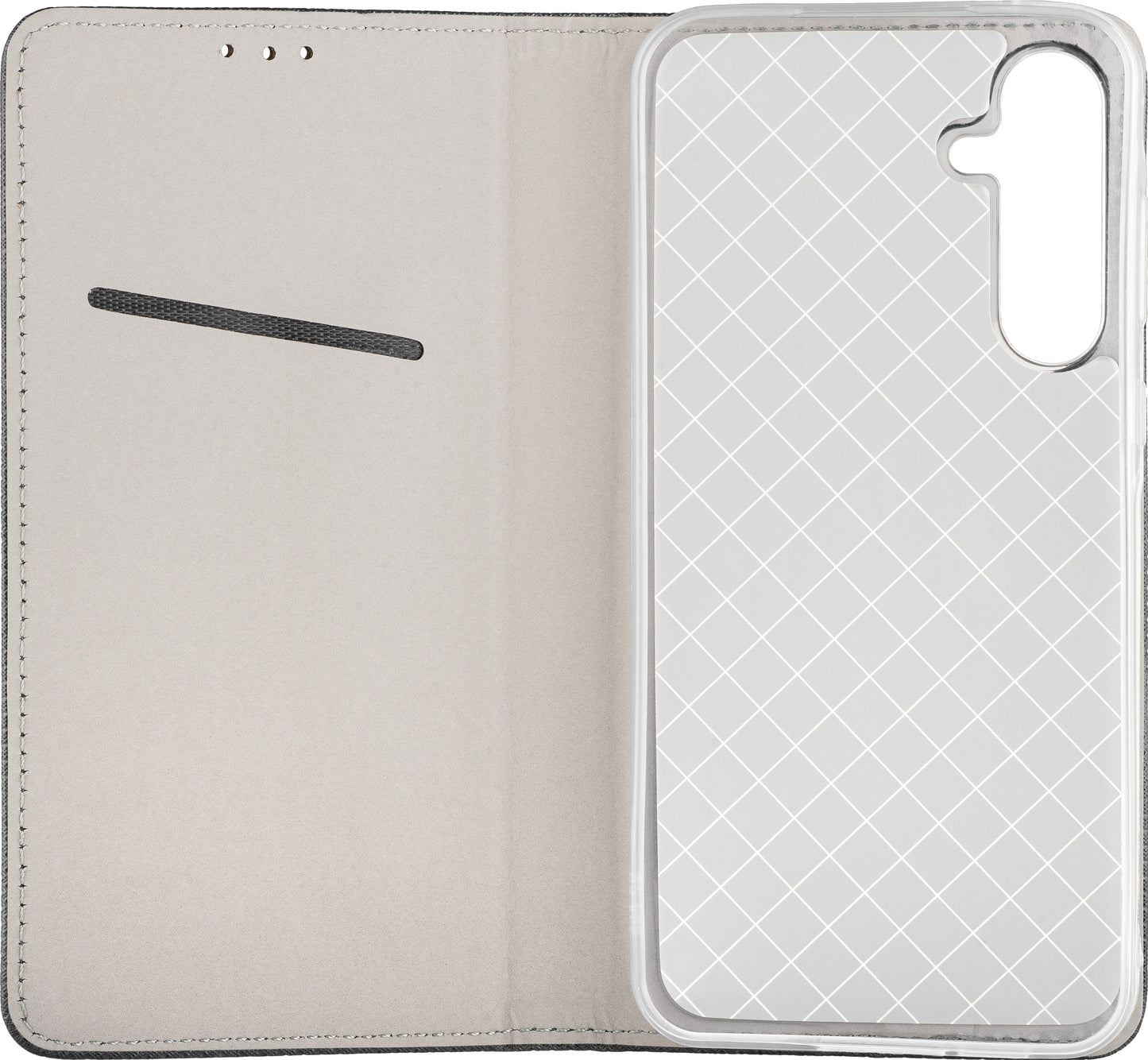 Hülle für Samsung Galaxy A71 A715, OEM, Smart Magnet, Schwarz