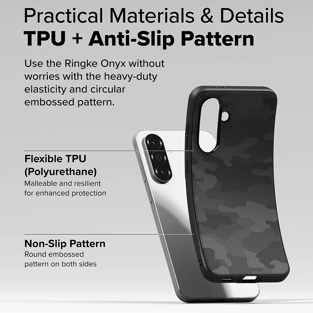 Hülle für Samsung Galaxy A56 A566 / A36 A366, Ringke, Onyx Camo, Schwarz