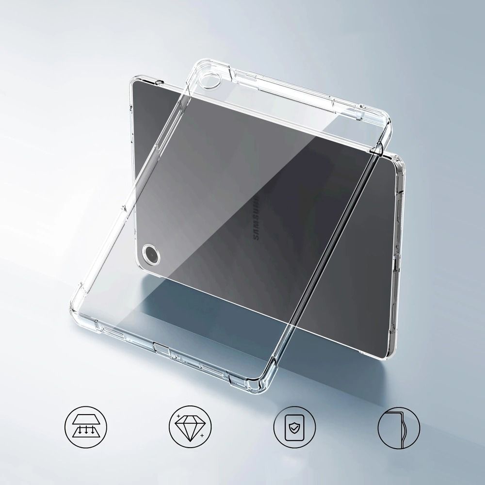 Hülle für Samsung Galaxy Tab A11 / Tab A9, Tech-Protect, Flexair, Transparent