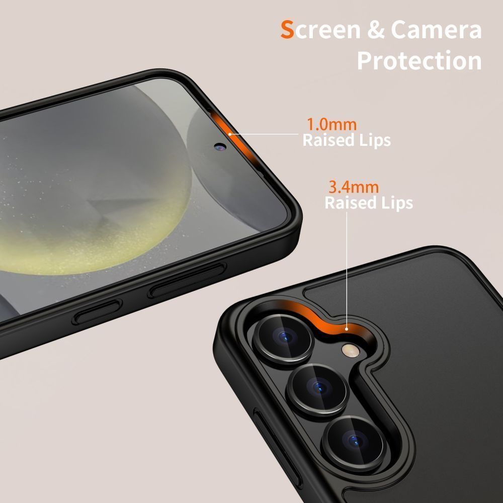 Hülle für Samsung Galaxy A37 5G / A56 A566 / A36 A366, Tech-Protect, Magmat, Matt Schwarz