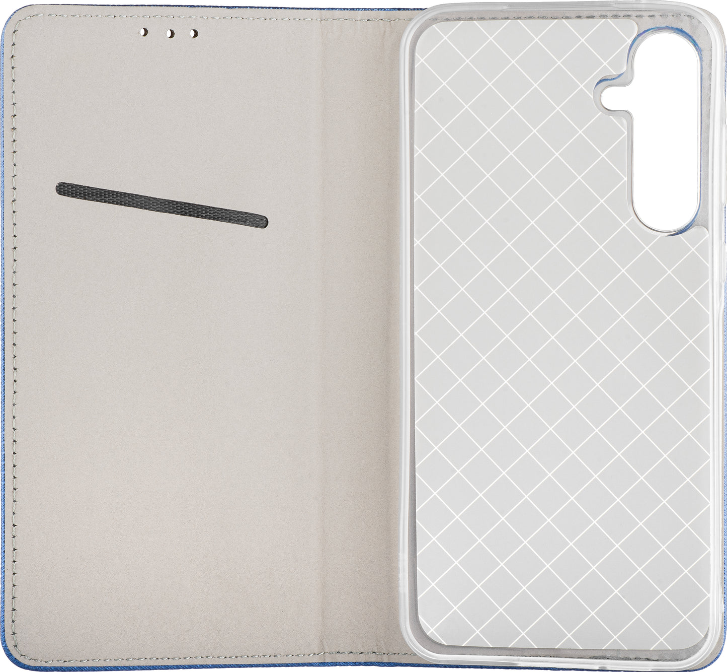 Hülle für Samsung Galaxy A05s A057, OEM, Smart Magnet, Marineblau