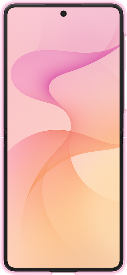 Hülle für Samsung Galaxy Z Flip8 F776, Silicone Ring Magnet, Rosa EF-EF776CVEGWW