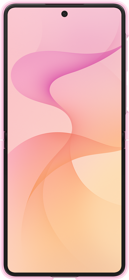 Hülle für Samsung Galaxy Z Flip8 F776, Silicone Ring Magnet, Rosa EF-EF776CVEGWW