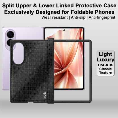 Hülle für Samsung Galaxy Z Fold8 F971, Imak, Carbon, Schwarz