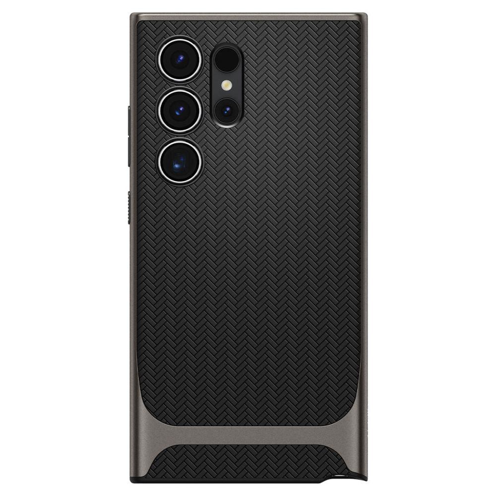 Hülle für Samsung Galaxy S24 Ultra S928, Spigen, Neo Hybrid, Grau ACS07305