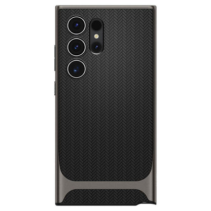 Hülle für Samsung Galaxy S24 Ultra S928, Spigen, Neo Hybrid, Grau ACS07305