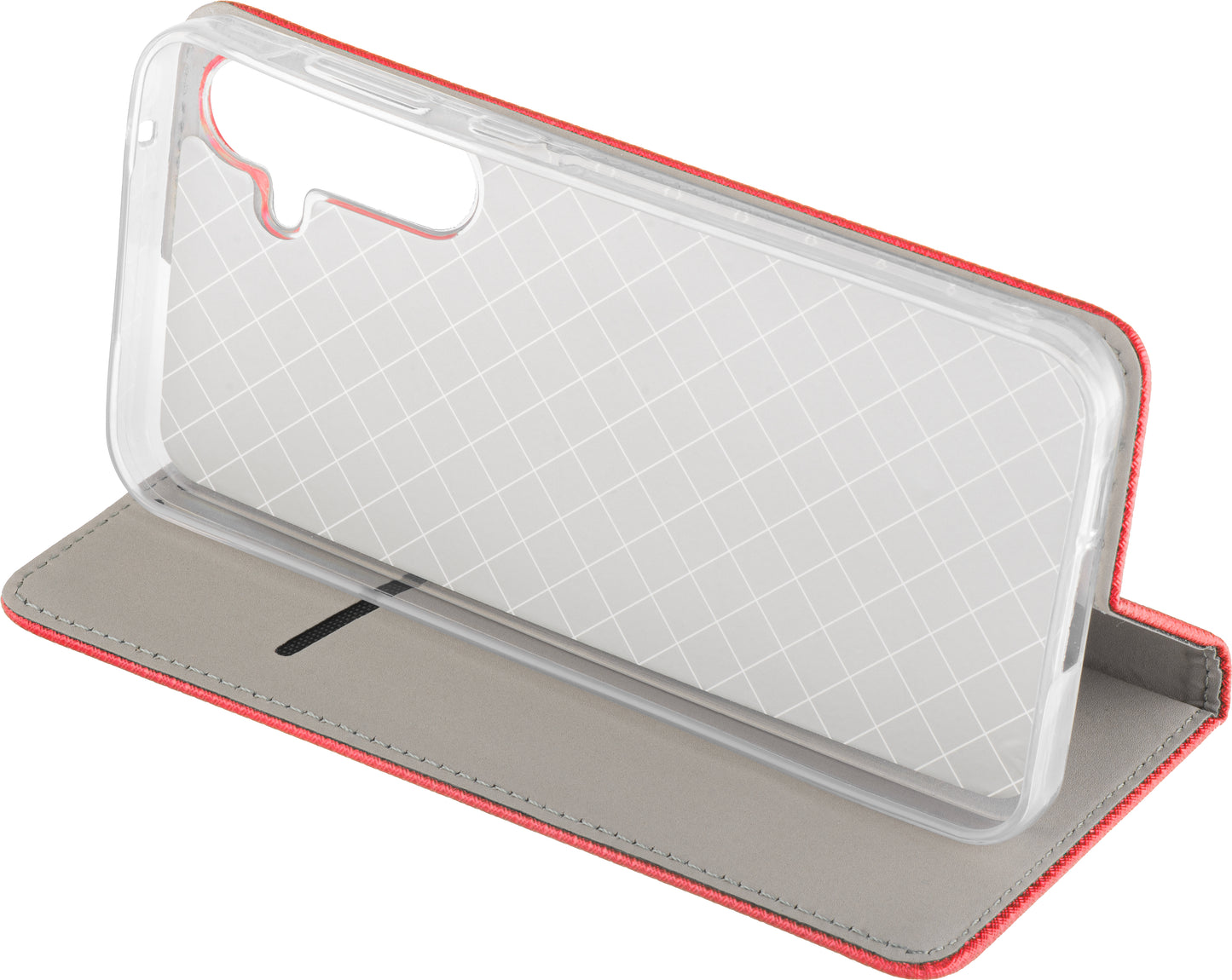 Hülle für Samsung Galaxy A55 5G A556, OEM, Smart Magnet, Rot