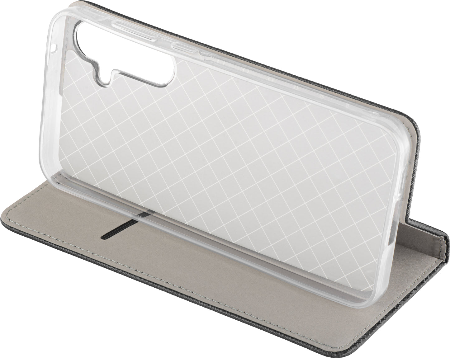 Hülle für Samsung Galaxy A71 A715, OEM, Smart Magnet, Schwarz