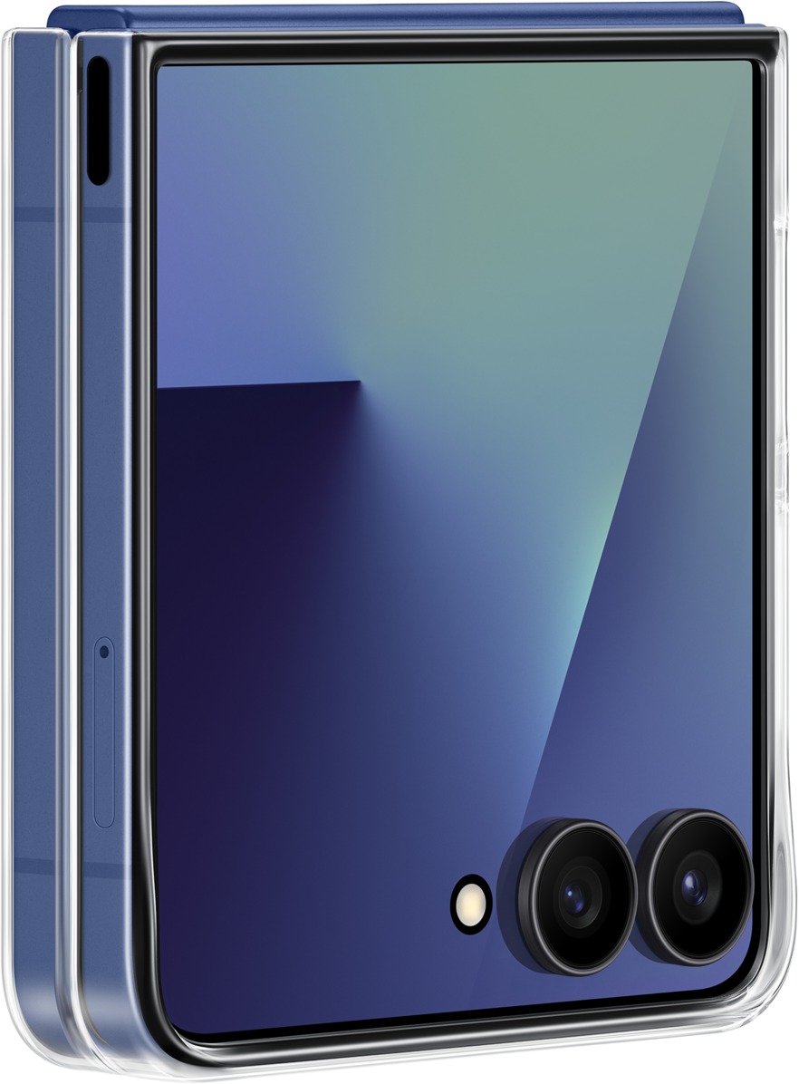 Case for Samsung Galaxy Z Flip7 F766, Clear Case, Transparent EF-AF766CTEGWW