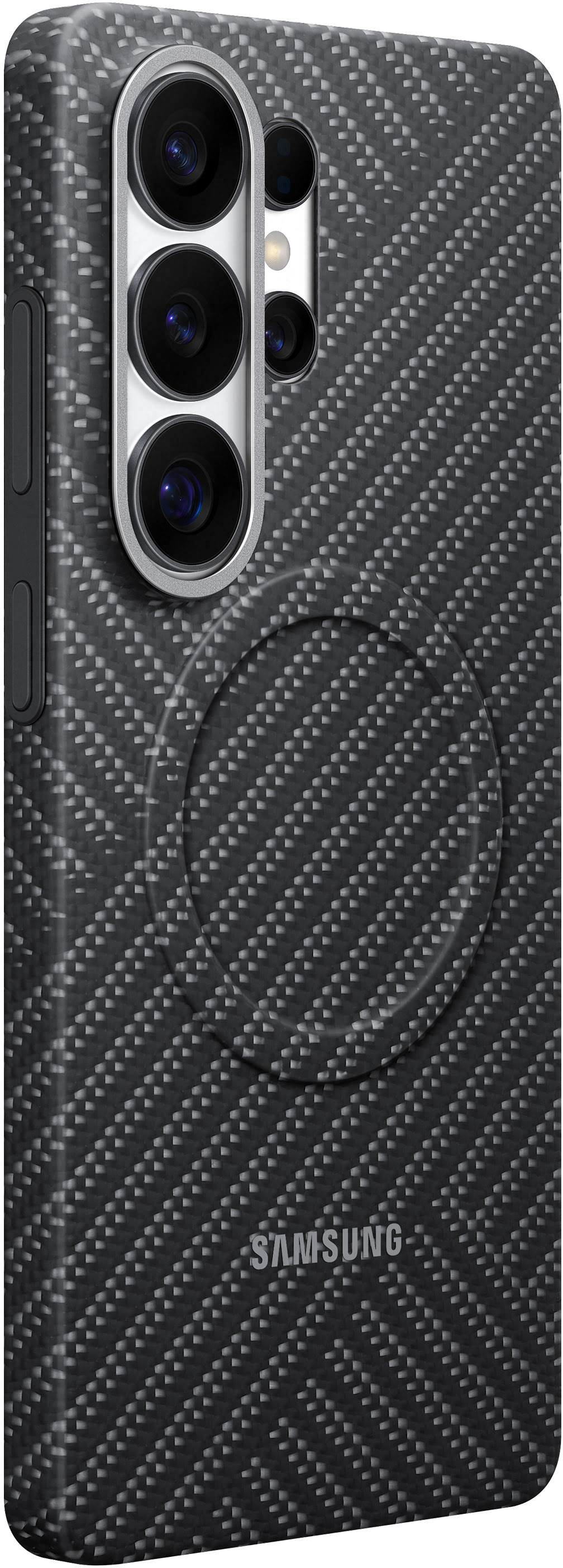 Hülle für Samsung Galaxy S26 Ultra S948, Carbon Magnet Case, Grau EF-KS948SSEGWW