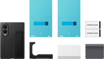 Hülle für Samsung Galaxy Z Fold8 F971, Carbon Standing, Schwarz EF-XF971SBEGWW